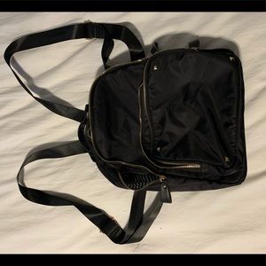 Black Nylon Backpack